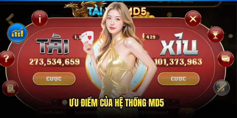 Tài Xỉu MD5 tại Tỷ lệ kèo: Công nghệ bảo mật tiên tiến 3 Ưu điểm của hệ thống MD5