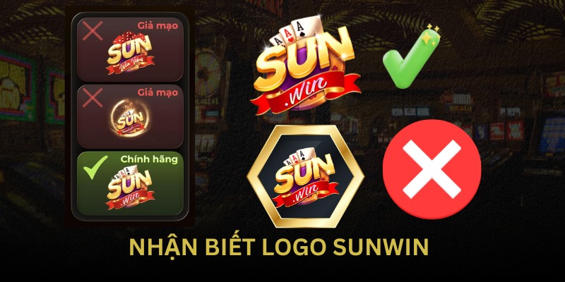 Kiểm tra logo để xác định Mainsite Sunwin thật